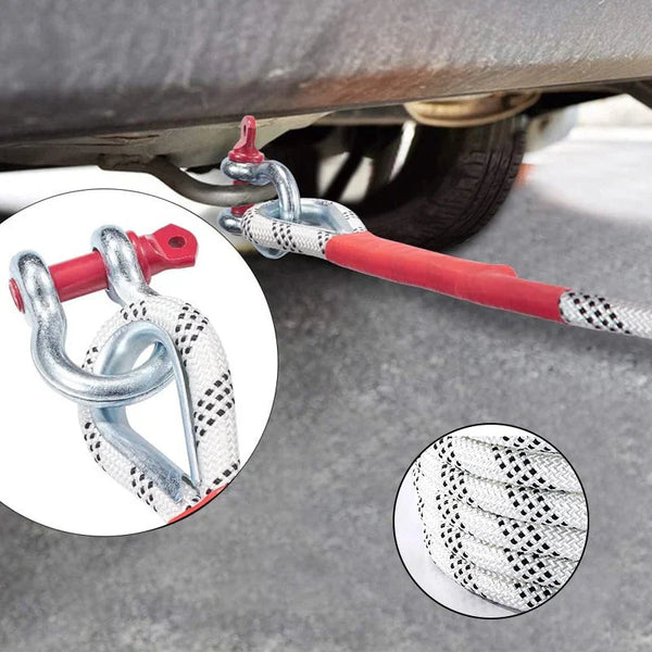 Emergency towing rope