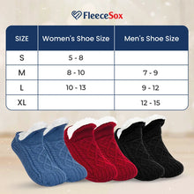 Load image into Gallery viewer, FleeceSox - Fleece-Lined Non-Slip Thermal Slippers Socks (Combo of 2 Sets)
