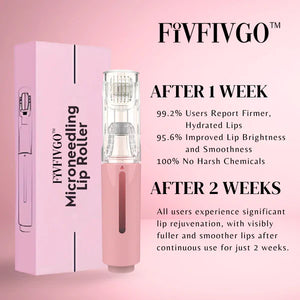 Fivfivgo™ MicroneedIing Lip Roller | At Home Lip Plumping Tool