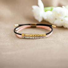 Load image into Gallery viewer, REMEMBER WHO THE F#CK YOU ARE MOTIVATIONAL TUBE BRACELET
