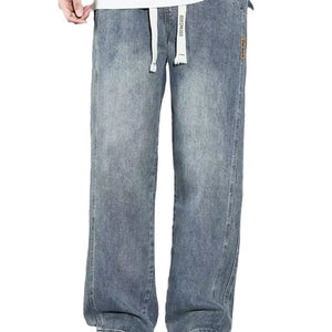 Men's loose straight jeans