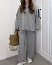 Load image into Gallery viewer, Crewneck Sweater &amp; Pants Two-piece Set
