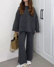 Load image into Gallery viewer, Crewneck Sweater &amp; Pants Two-piece Set
