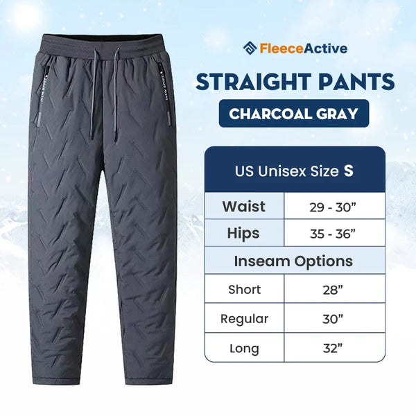 FleeceActive - Unisex Fleece-Lined Waterproof Pants